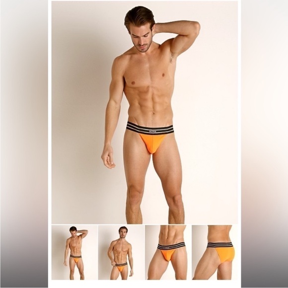 Sauvage I See-Thru Waistband Sports Brief in White (Small) - Picture 3 of 5